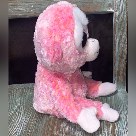 Ty Beanie Boo Rubie the Monkey 9” glittery eyes 2014 - Picture 3 of 8